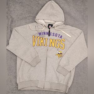 NFL Official Apparel, Minnesota Vikings Zip Up Hoodie Size XXL